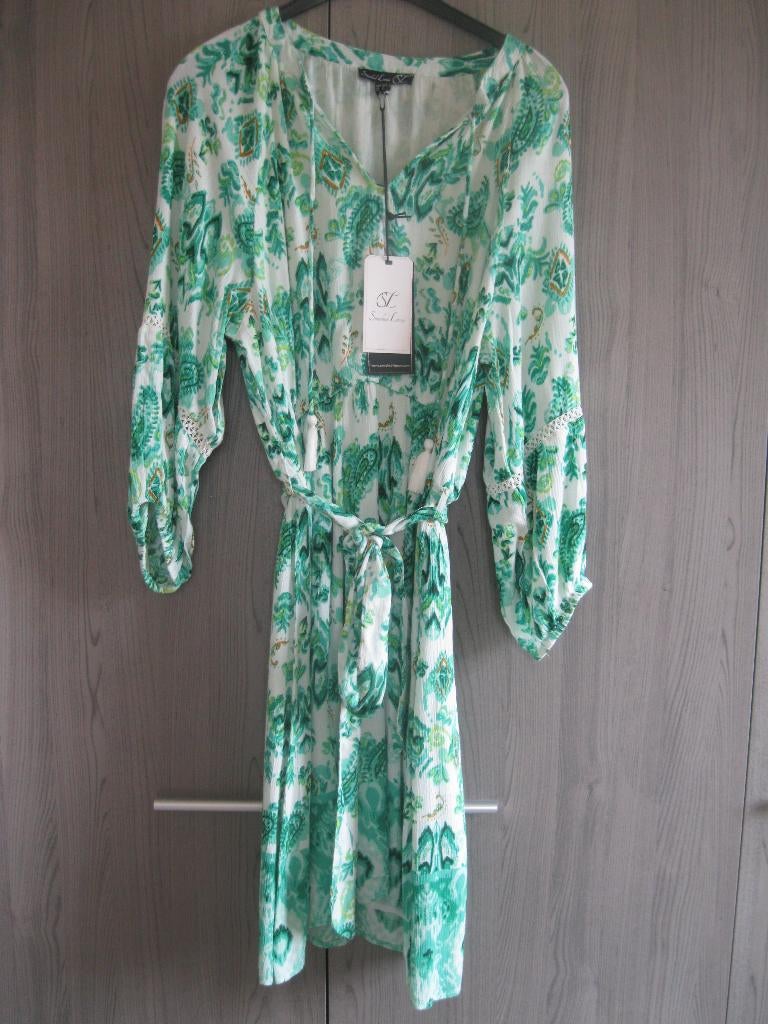 Nieuw tussenseizoenskleedje smashed lemon 38, Maat 38/40 (M), Nieuw, Ophalen of Verzenden, Knielengte