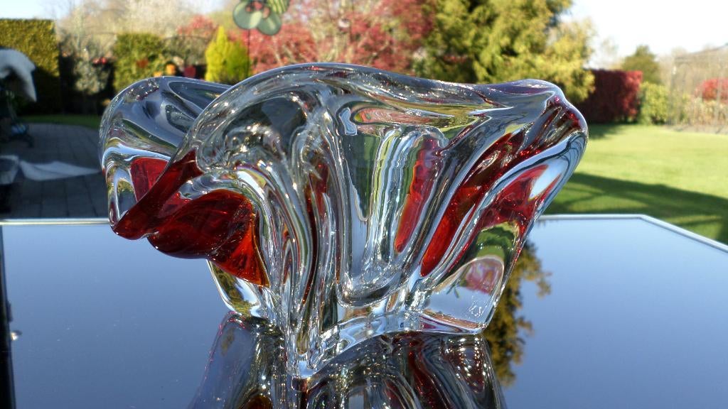 Magnifique coupelle vintage verrerie Doyen (France), Antiquités & Art, Antiquités | Verre & Cristal, Enlèvement ou Envoi