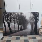 Schilderij zwart/wit op doek, Ophalen