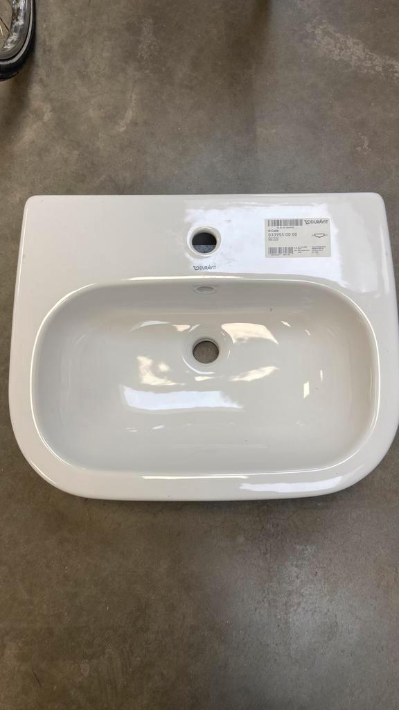 Lavabo Duravit D-Code - 55 x 45 cm - Céramique blanche, Bricolage & Construction, Sanitaire, Neuf, Lavabo, Enlèvement ou Envoi