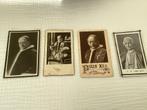 4 Doodsprentjes PAUSEN. 3  Paus Pius XI , 1 Paus Leo XIII, Ophalen of Verzenden