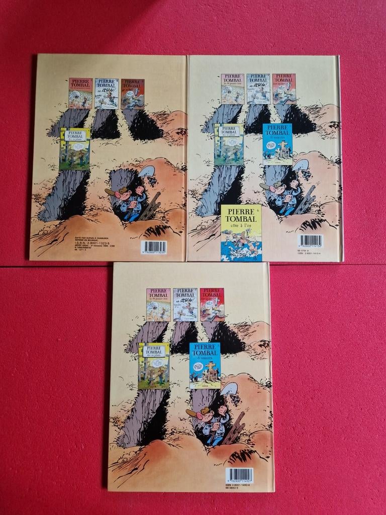 Lot de 3 bd pierre tombal 1 à 3, Enlèvement ou Envoi