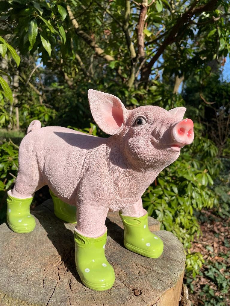 Bottes pour cochons debout, ferme verte, jardin, 25 cm, Enlèvement ou Envoi, Neuf, Synthétique, Animal