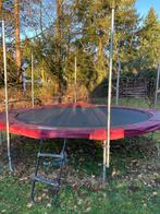 Trampoline berg 430 cm gratis, Ophalen, Gebruikt
