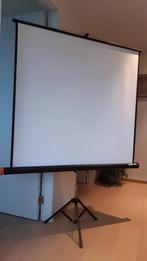 Projectiescherm Reflecta Perl lux 125 x 125 cm, Audio, Tv en Foto, Ophalen, Handmatig, Zo goed als nieuw