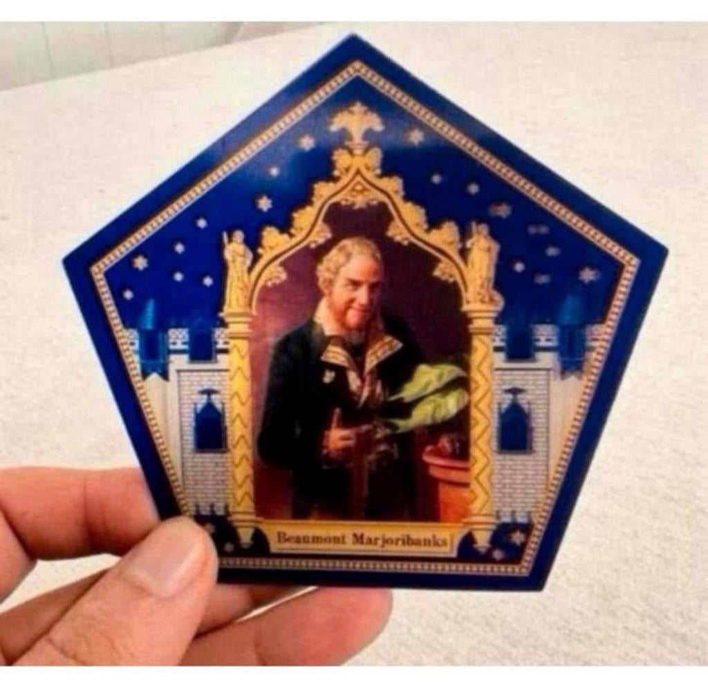 Harry Potter Beaumont Marjoribanks Wizard Choco frog card, Verzamelen, Harry Potter, Nieuw, Overige typen, Ophalen of Verzenden