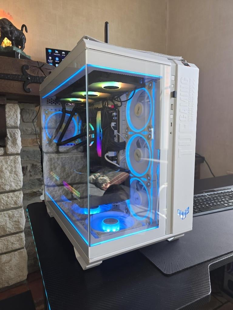 Asus Tuf Amd 98003D-Rtx 5080 16Gb-32Gb gaming-pc (2x16)Nieuw, Asus, 32 GB, Nieuw, Ophalen of Verzenden