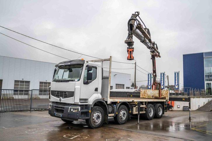 Renault LANDER 380 DXI+PALFINGER 18002/4X, Autos, Camions, Entreprise, Achat, Air conditionné, Vitres électriques, Renault, Diesel