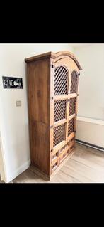 Complete Landelijke Woonkamer Set - Massief hout - 3 Meubels, Avec tiroir(s), 200 cm ou plus, Enlèvement, Utilisé