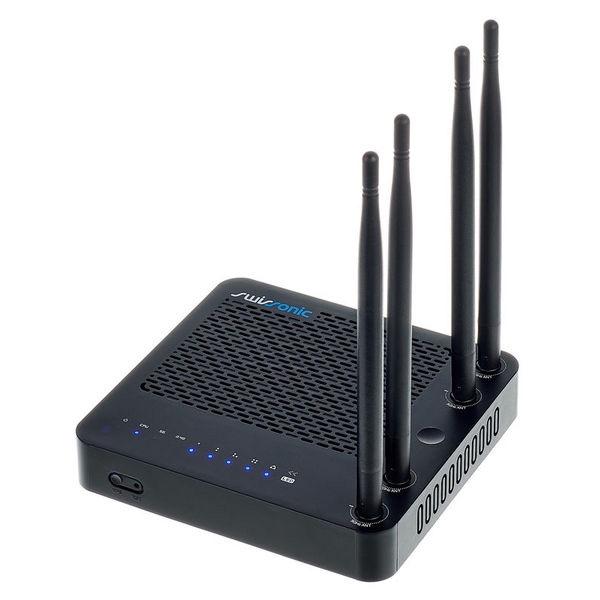 Swissonic Basic Router — speciale router met live console, Computers en Software, Ophalen of Verzenden, Zo goed als nieuw, Router