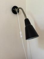 Zwarte muurlamp, Ophalen, Gebruikt, Metaal