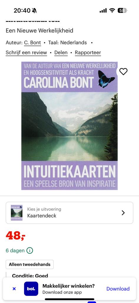 Orakelkaarten- Intuitiekaarten, Boeken, Esoterie en Spiritualiteit, Ophalen