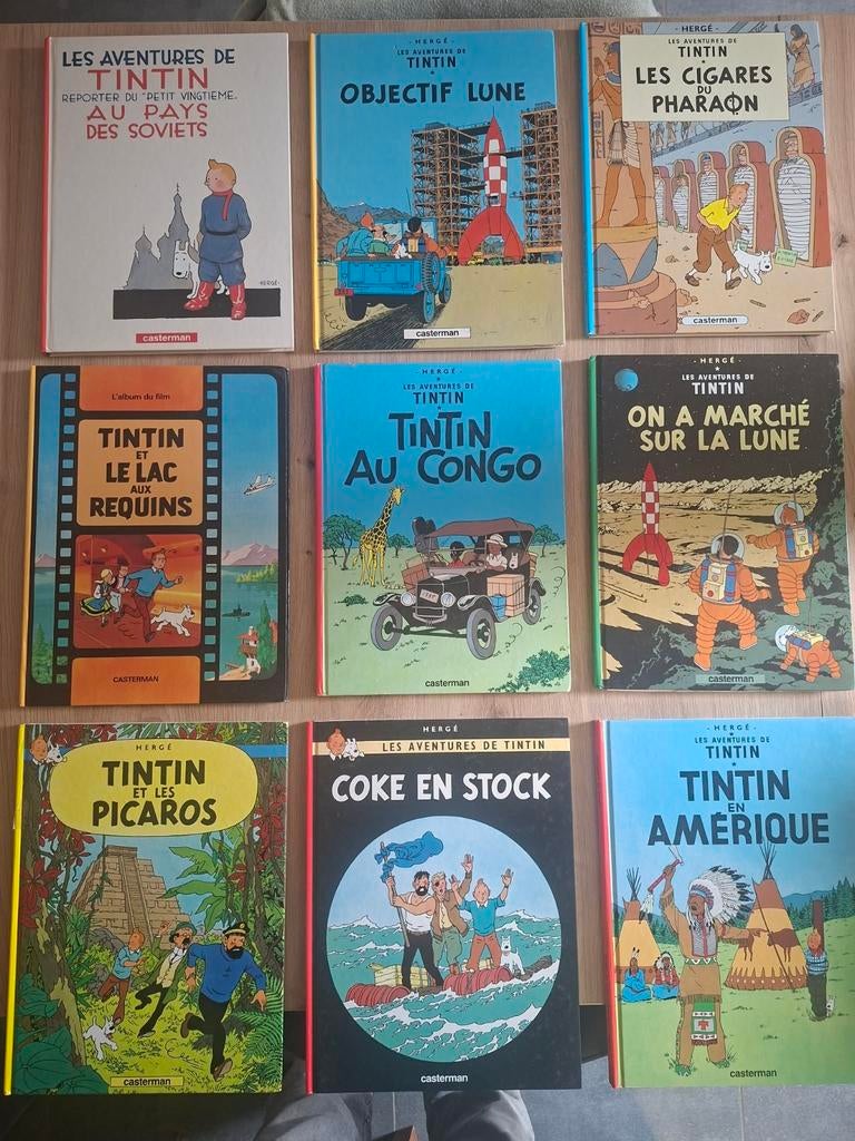 Bd Tintin en excellent état, Boeken, Stripverhalen, Meerdere stripboeken, Ophalen, Zo goed als nieuw