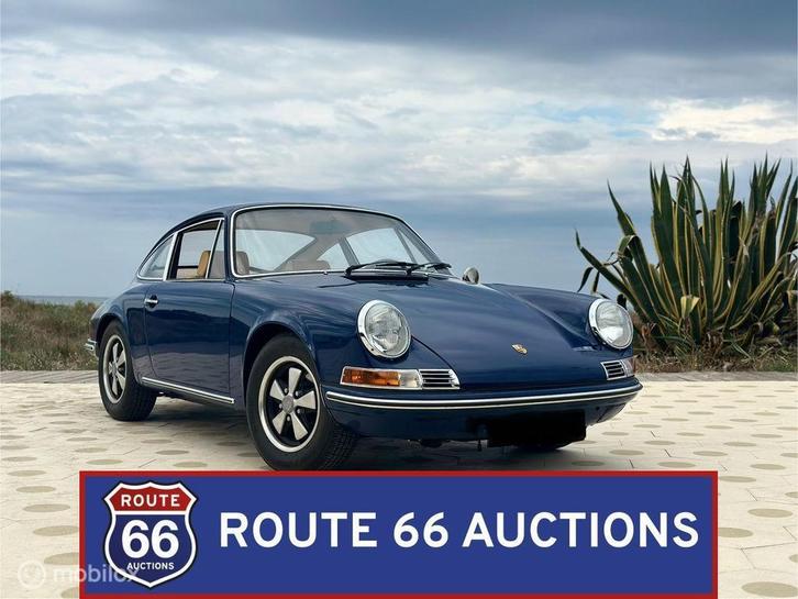 Porsche 911 T 2.2 Coupe | 1970 | Route 66 Auctions, Auto's, Oldtimers, Bedrijf, Te koop, Porsche, Benzine, Overige carrosserie