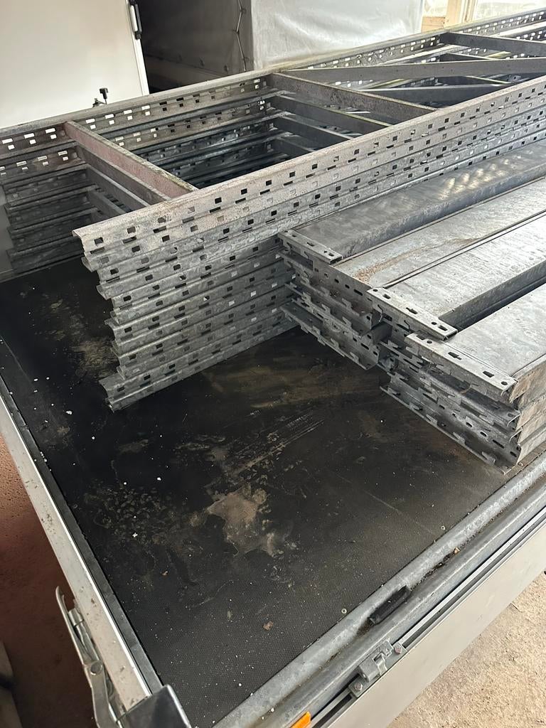 Étagère à palette en acier galvanisé charge lourde, Bricolage & Construction, Enlèvement, Comme neuf