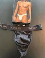 Calvin Klein String pour homme taille S, Envoi, Noir, Slip