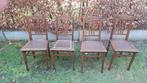 4 stoelen interbellum/art deco/art nouveau/jugendstil, Maison & Meubles, Chaises, Brun, Enlèvement, Utilisé, 1910 tot 1940