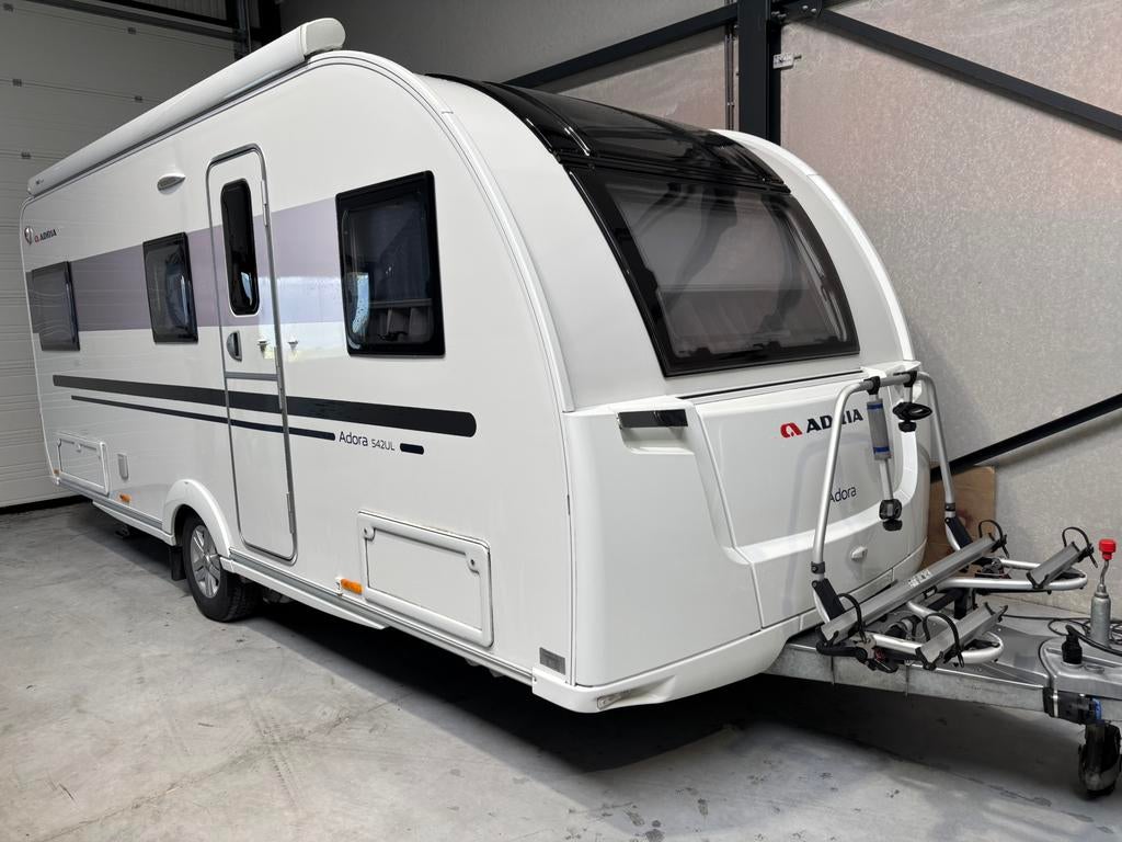 Adria adora 540 aparte bedden. 2017, Caravanes & Camping, Particulier, Porte-vélos, Adria