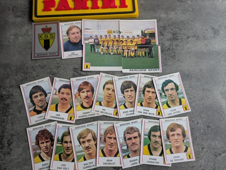 PANINI FOOTBALL 80 BERCHEM SP. 20 STICKERS 1980, Hobby en Vrije tijd, Stickers en Plaatjes, Verzenden
