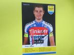 wielerkaart 2015 team tinkoff peter sagan signe, Comme neuf, Envoi