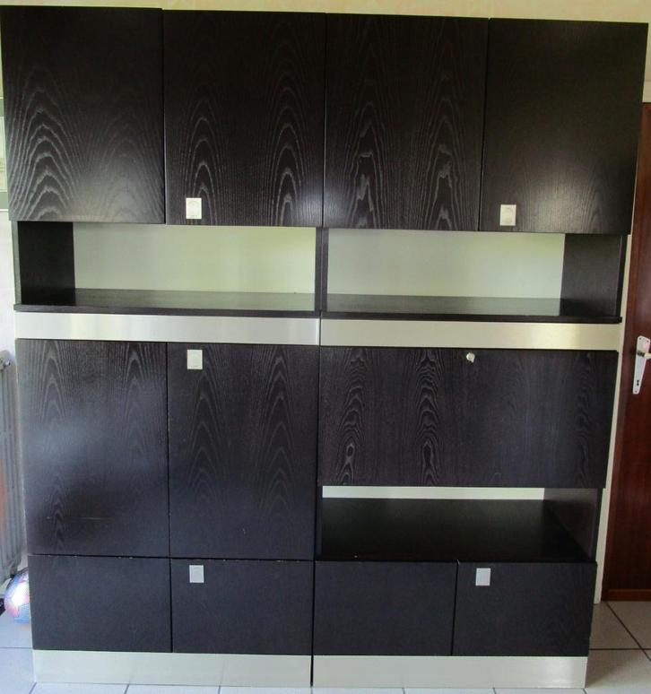 Hoge buffetkast opbergkast voor de woonkamer, Huis en Inrichting, Kasten | Buffetkasten, Gebruikt, 200 cm of meer, 50 tot 100 cm