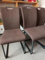 4 stoelen, Huis en Inrichting, Ophalen, Bruin, Zo goed als nieuw, Vier