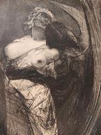 Grote partij Félicien Rops gravures, Antiek en Kunst, Kunst | Etsen en Gravures, Ophalen of Verzenden
