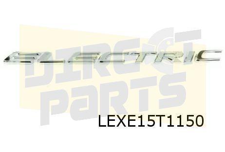 Lexus UX (3/19-) embleem tekst "ELECTRIC" zijkant Origineel!, Auto-onderdelen, Carrosserie, Lexus, Nieuw, Verzenden