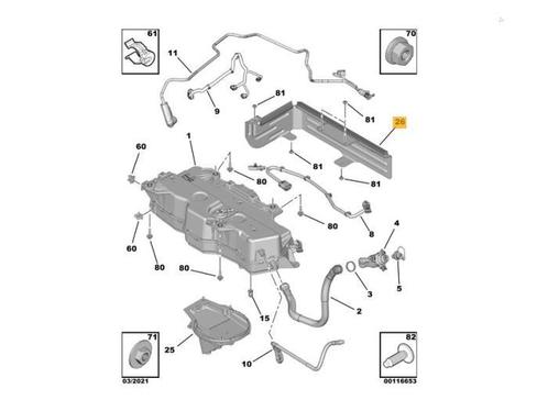 Adblue tank van een Peugeot Boxer, Auto-onderdelen, Brandstofsystemen, Peugeot, Gebruikt, 3 maanden garantie