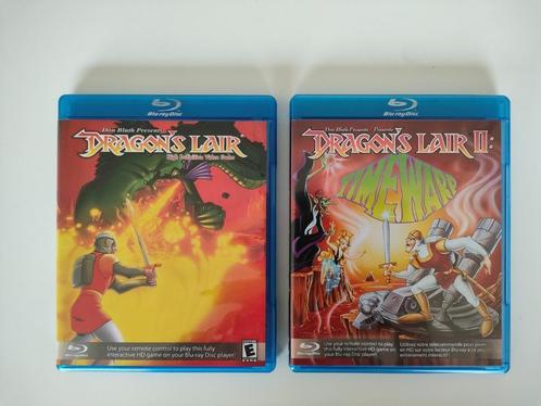 Dragon’s Lair 1 + 2 Blu-ray set, Cd's en Dvd's, Blu-ray, Zo goed als nieuw, Tekenfilms en Animatie, Ophalen of Verzenden