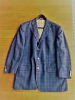 Blauw/grijs geruite blazer – merk: Scabal – maat: S, Comme neuf, Bleu, Taille 46 (S) ou plus petite, Enlèvement ou Envoi