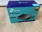 Switch TP-Link TL-SG1005P 5 port Gigabit PoE, Ophalen of Verzenden, Zo goed als nieuw