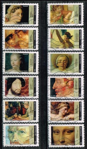 Postzegels uit Frankrijk - K 4618 - werken van bekende schil beschikbaar voor biedingen