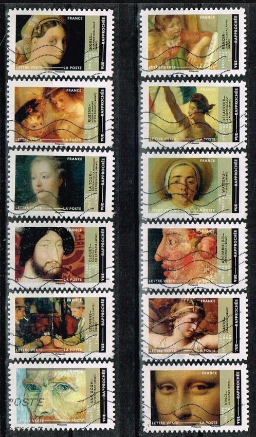 Postzegels uit Frankrijk - K 4618 - werken van bekende schil, Postzegels en Munten, Postzegels | Europa | Frankrijk, Gestempeld