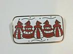 Belle broche émail Russie CCCP 1960 Art populaire, Ophalen of Verzenden