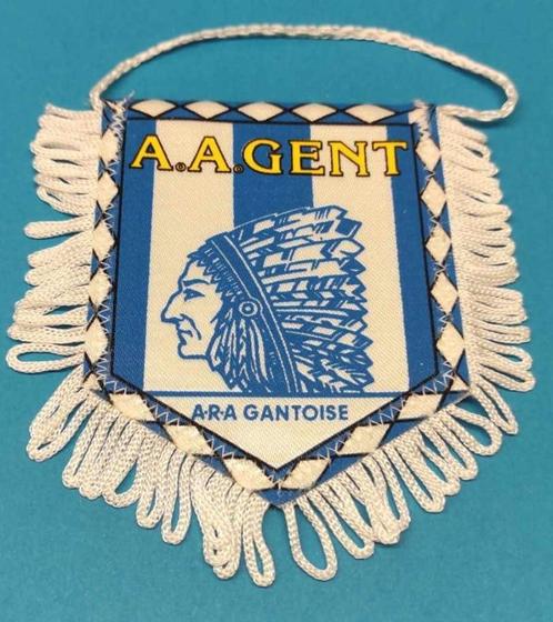 AA Gent La Gantoise 1980s erg zeldzaam voetbal vaantje, Verzamelen, Sportartikelen en Voetbal, Vaantje of Sjaal, Ophalen of Verzenden