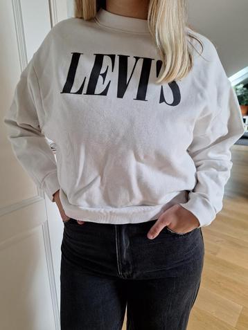 crop sweatshirt Levis blanc