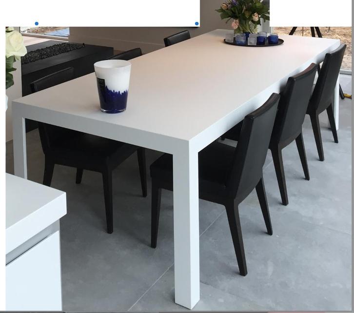 Bulthaup C2 Designtafel (Alpine wit) €1000,-, Huis en Inrichting, Tafels | Eettafels, Zo goed als nieuw, 100 tot 150 cm, 150 tot 200 cm