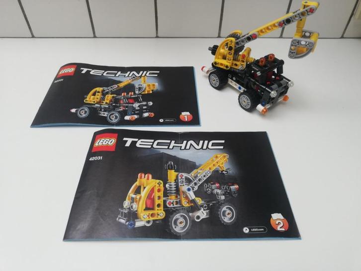 lego 42031 techniek Cherry Picker hoogtewerker, Enfants & Bébés, Jouets | Duplo & Lego, Comme neuf, Lego, Ensemble complet, Enlèvement ou Envoi