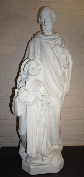 Statue de Saint Joseph avec enfant - 115 cm