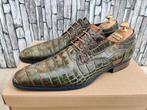 Giorgio groene Croco schoenen voor mannen - Maat 44, Giorgio, Zo goed als nieuw, Veterschoenen, Verzenden