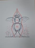 KABAKOV Ilja "Untitled (insect)" zeefdruk, Antiek en Kunst, Ophalen of Verzenden