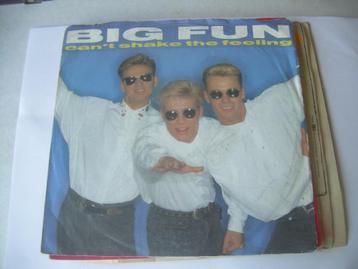 SINGLE 45T - Big Fun - Can't Shake The Feeling, Enlèvement ou Envoi, 7 pouces, Pop, Single