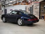 Porsche 911 964 C2 1993 3.6 Coupé - C00 german car - unique, 4 zetels, Blauw, Lederen bekleding, Leder