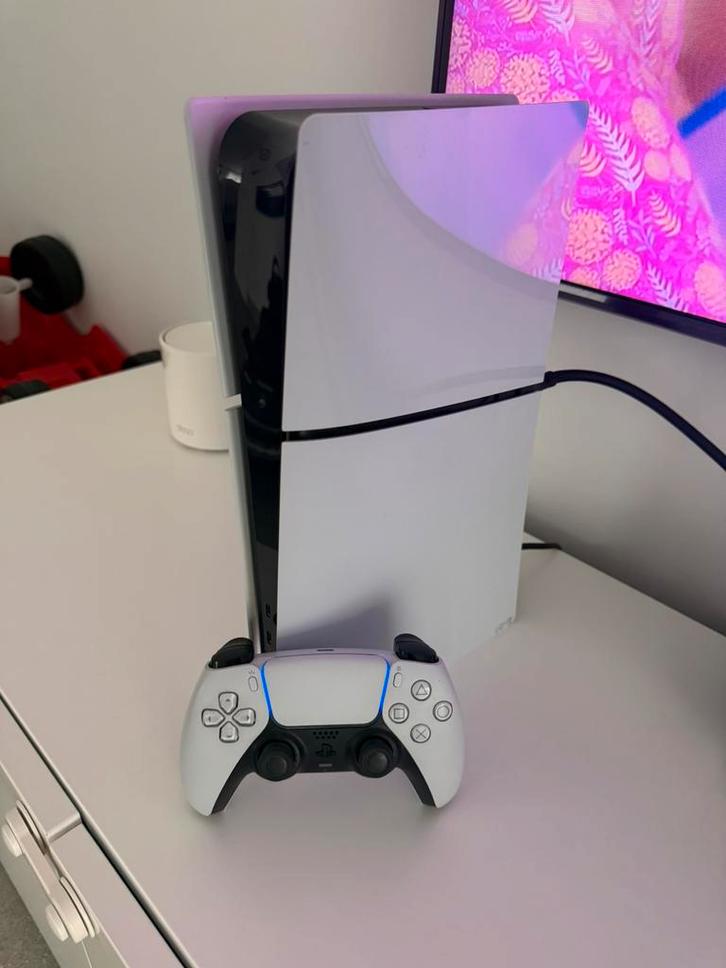 Playstation 5 slim digitaal, Games en Spelcomputers, Spelcomputers | Sony PlayStation 5, Zo goed als nieuw, Playstation 5 Digital