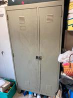 Metalen kast H180cm B90cm D55cm ophalen te Koksijde, Ophalen, 50 tot 100 cm, Met slot, Metaal