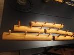 4 kapstokken in hout, Nieuw, Minder dan 100 cm, Hout, Ophalen
