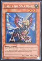 Yugioh Gallis the Star Beast SR LCGX-EN041, Ophalen of Verzenden, Nieuw, Losse kaart, Foil