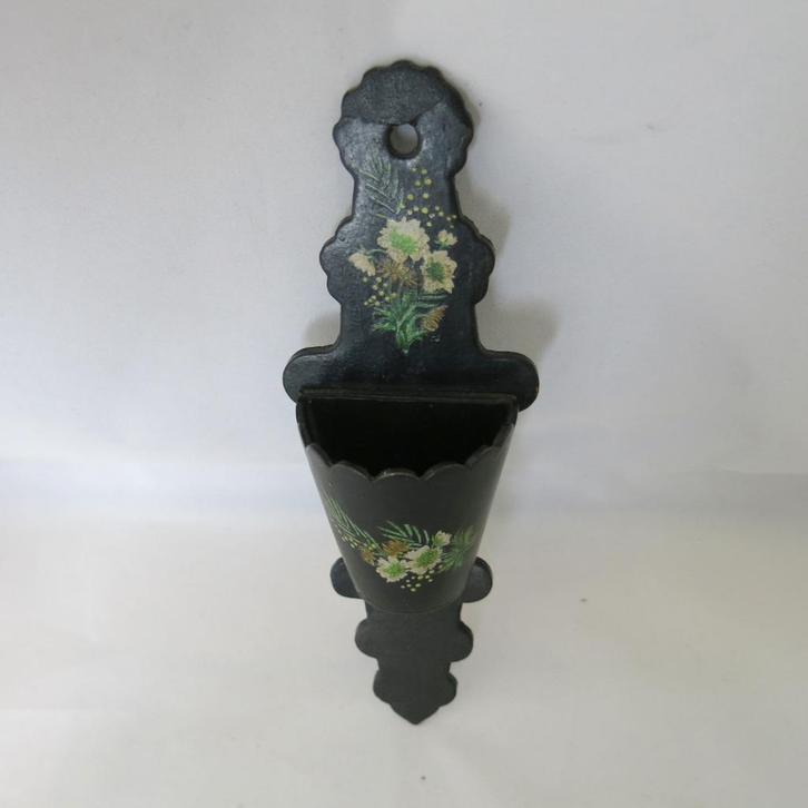 Victoriaanse papier maché luciferhouder, Antiek en Kunst, Antiek | Overige Antiek, Ophalen of Verzenden