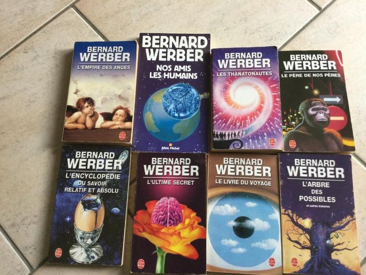 8 BOEKEN VAN BERNARD WERBER-ALBIN MICHEL/IK HEB GELEZEN, Antiek en Kunst, Antiek | Boeken en Manuscripten, Ophalen of Verzenden